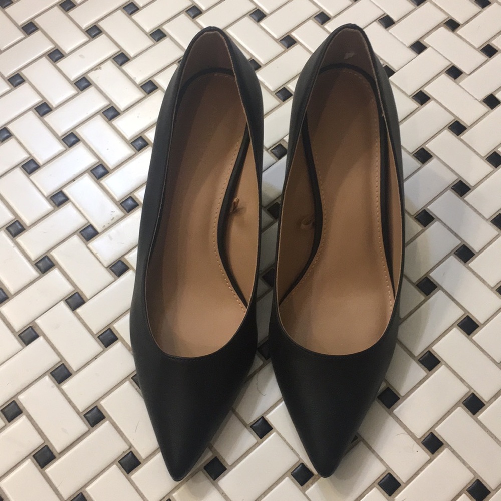 Old Navy Black Work Heels